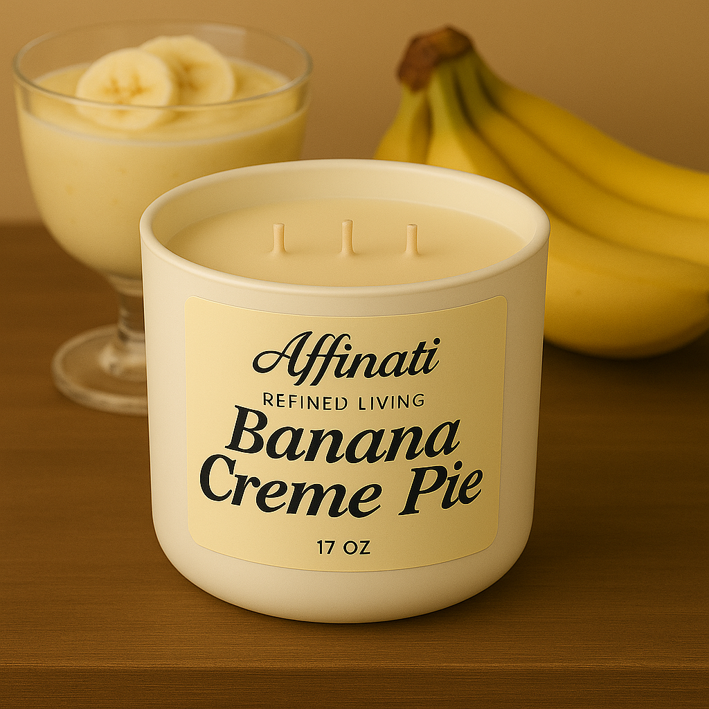 3-Wick Banana Creme Pie Candle - Affinati