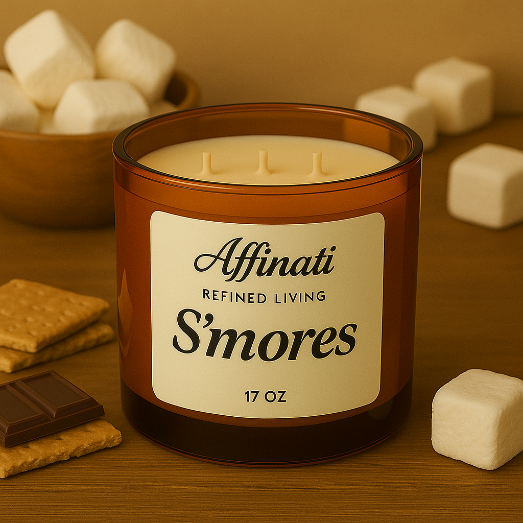 3-Wick S'mores Candle - Affinati