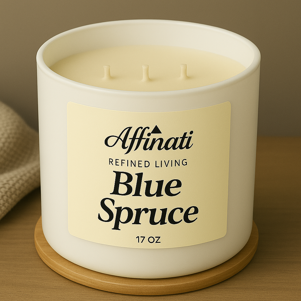 3-Wick Blue Spruce Candle - Affinati