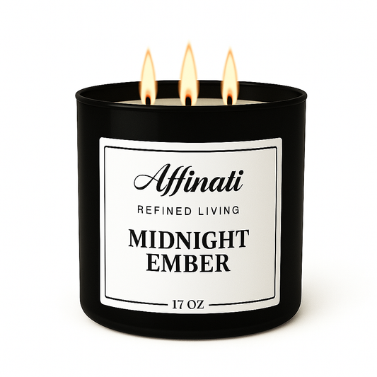 3-Wick Midnight Ember Candle