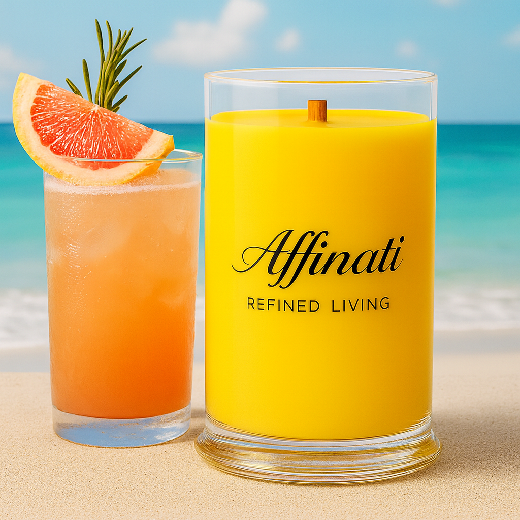 Golden Paloma Wooden Wick Candle – Luxury 21 oz Soy Blend | Affinati