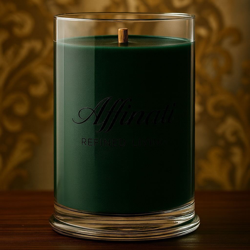 Winter Spruce Wooden Wick Candle – Luxury 21 oz Soy Blend | Affinati - Affinati