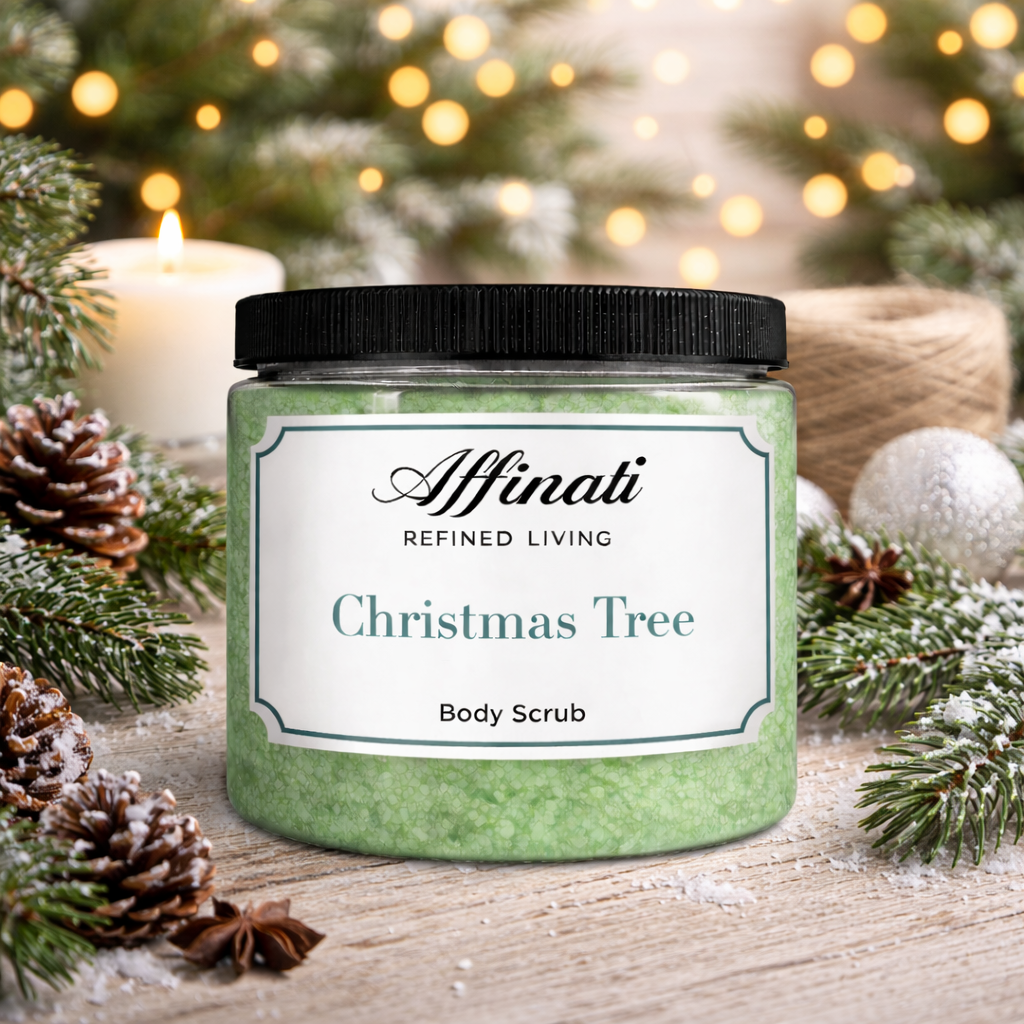 Απολεπιστικό Σώματος Χριστουγεννιάτικο Δέντρο 20 oz | Αφρώδες Απολεπιστικό Αλατιού