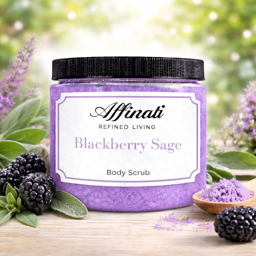Απολεπιστικό Σώματος Blackberry Sage 20 oz | Αφρώδες Απολεπιστικό Αλατιού