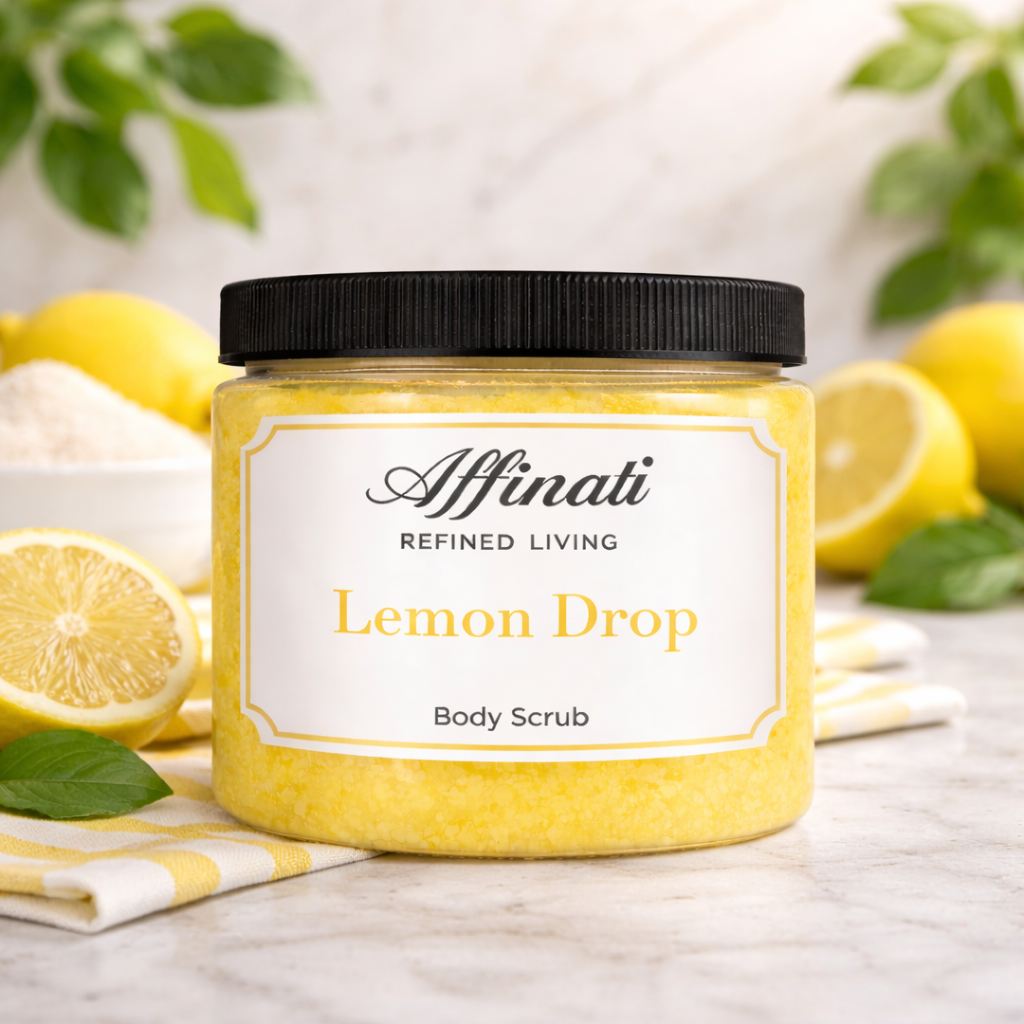 Lemon Drop Body Scrub 20 oz | Whipped Salt Scrub