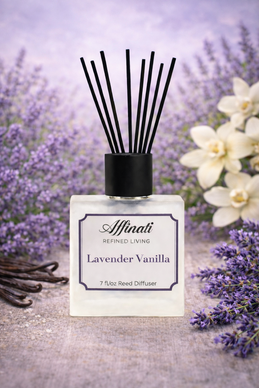 Lavender Vanilla Reed Diffuser - Affinati