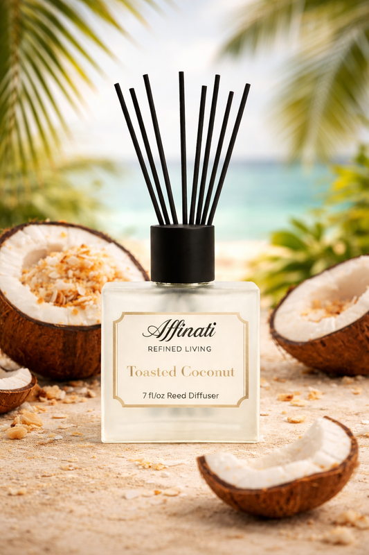Toasted Coconut Reed Diffuser - Affinati
