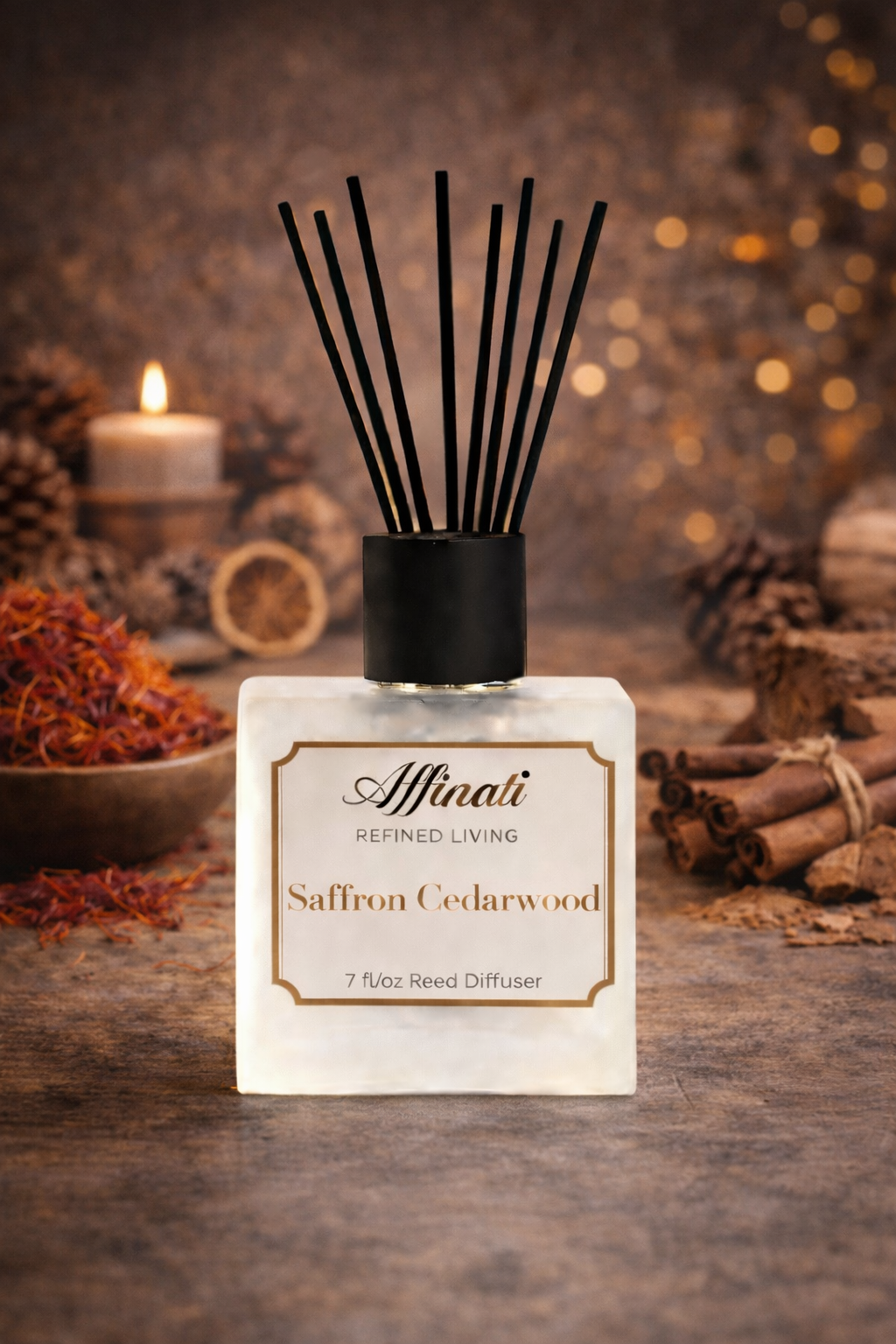 Saffron Cedarwood Reed Diffuser - Affinati