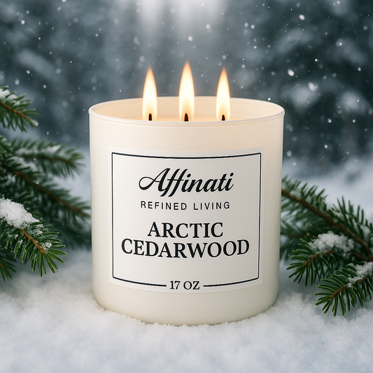 Arctic Cedarwood 3-Wick Candle - Affinati