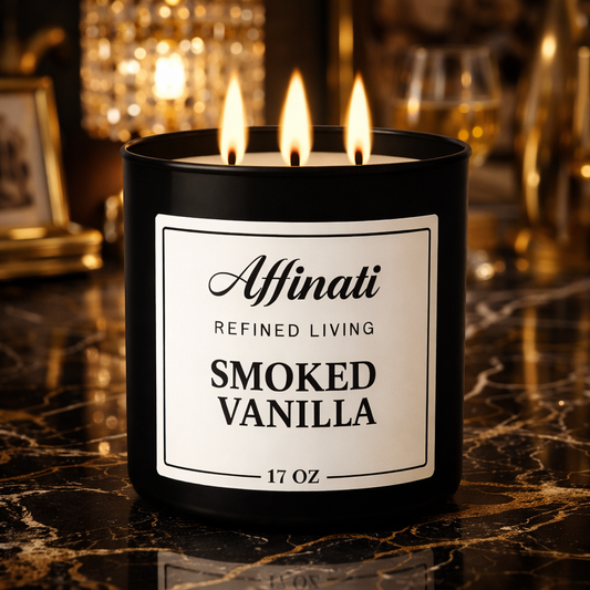 Smoked Vanilla 3-Wick Candle - Affinati