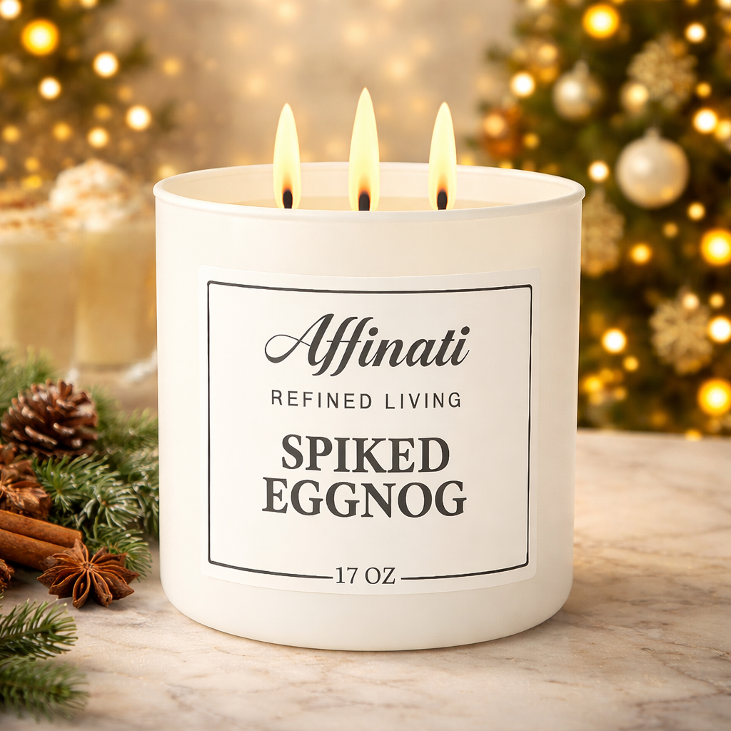 Spiked Eggnog 3-Wick Candle - Affinati