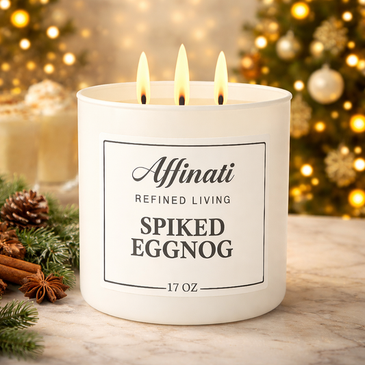 Spiked Eggnog 3-Wick Candle - Affinati