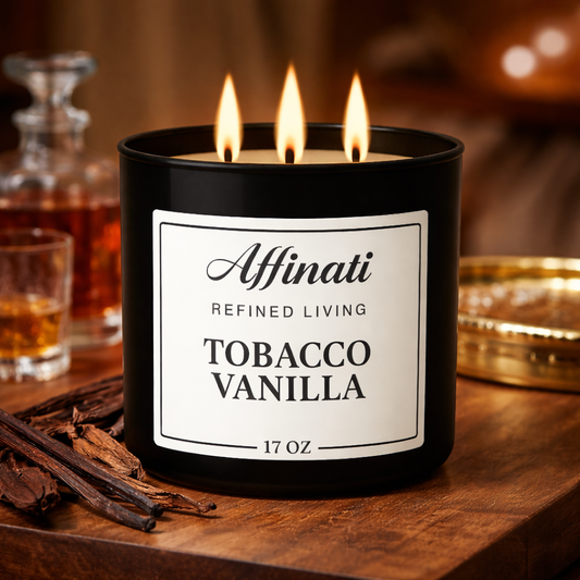 Tobacco Vanilla 3-Wick Candle - Affinati