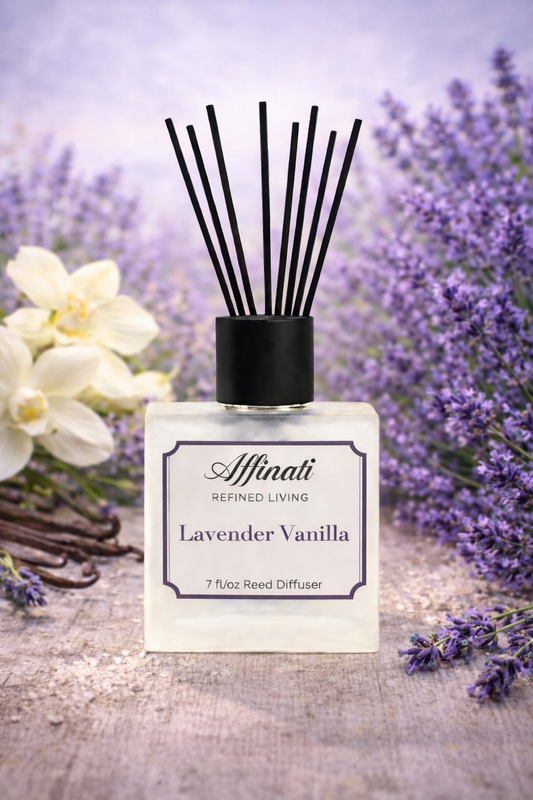 Lavender Vanilla Reed Diffuser - Affinati