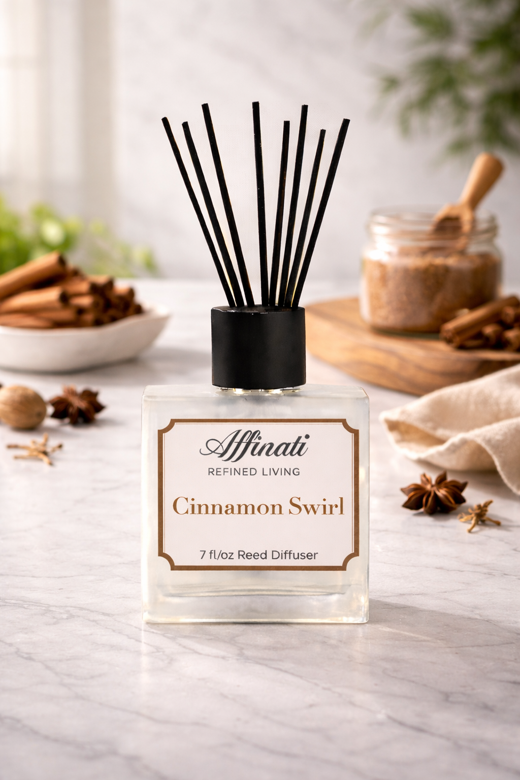 Cinnamon Swirl Reed Diffuser - Affinati