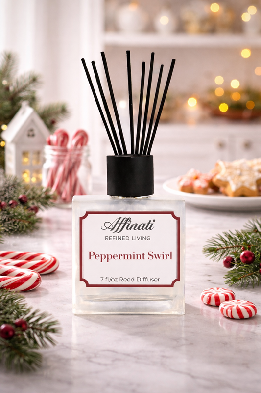 Peppermint Swirl Reed Diffuser - Affinati