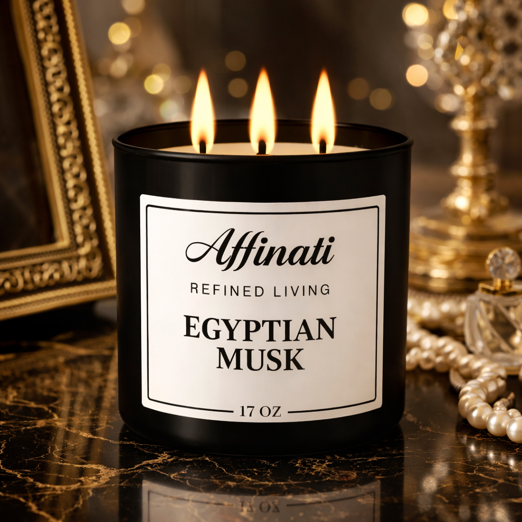 Egyptian Musk 3-Wick Candle - Affinati
