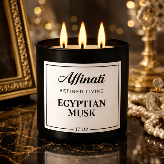 Egyptian Musk 3-Wick Candle - Affinati