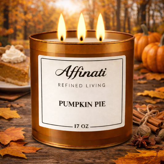 Pumpkin Pie 3-Wick Candle - Affinati