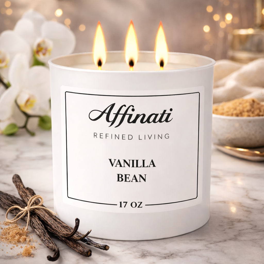 Vanilla Bean 3-Wick Candle - Affinati