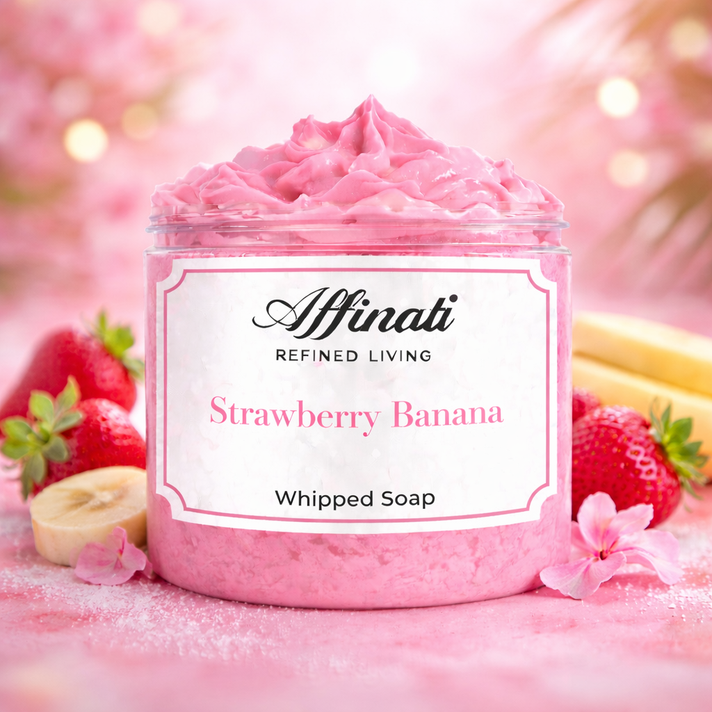 Strawberry Banana Whipped Soap - Affinati
