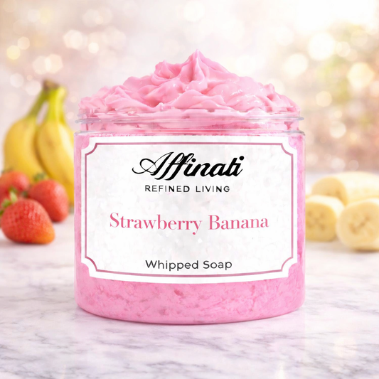 Strawberry Banana Whipped Soap - Affinati