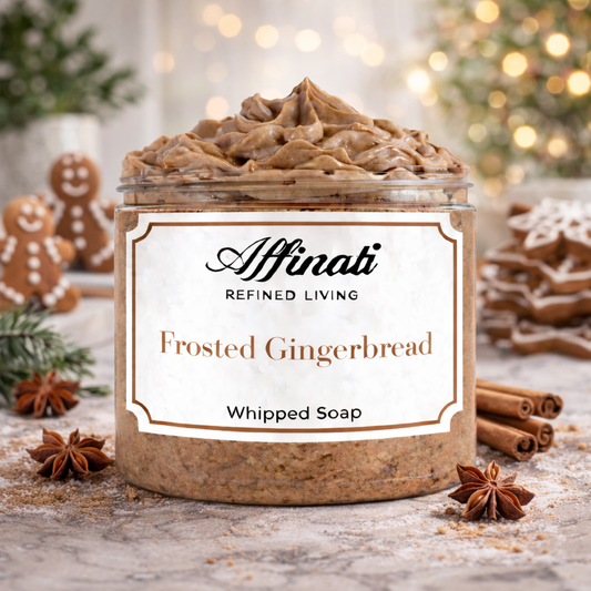 Frosted Gingerbread Whipped Soap - Affinati