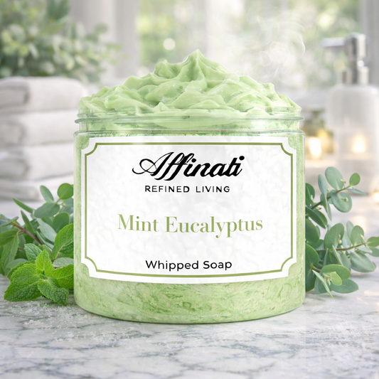 Mint Eucalyptus Whipped Soap - Affinati