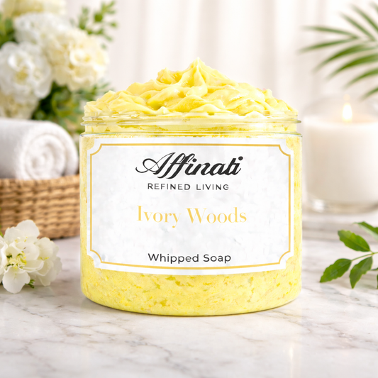 Ivory Wood Whipped Soap - Affinati