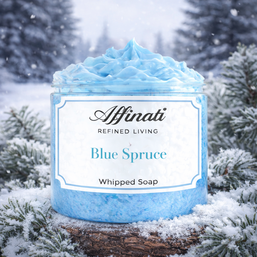 Blue Spruce Whipped Soap - Affinati