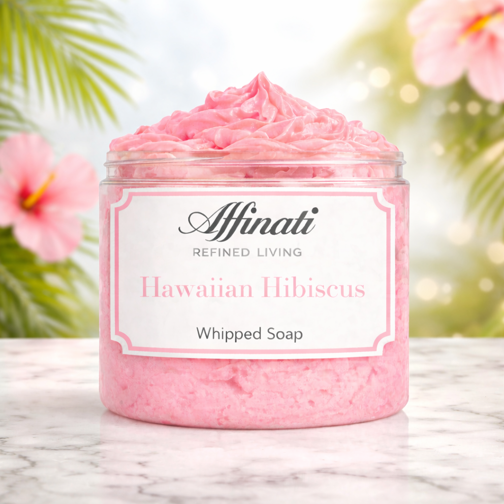 Hawaiian Hibiscus Whipped Soap - Affinati