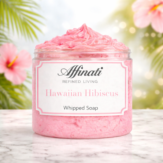Hawaiian Hibiscus Whipped Soap - Affinati