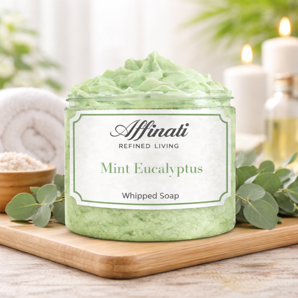 Mint Eucalyptus Whipped Soap - Affinati