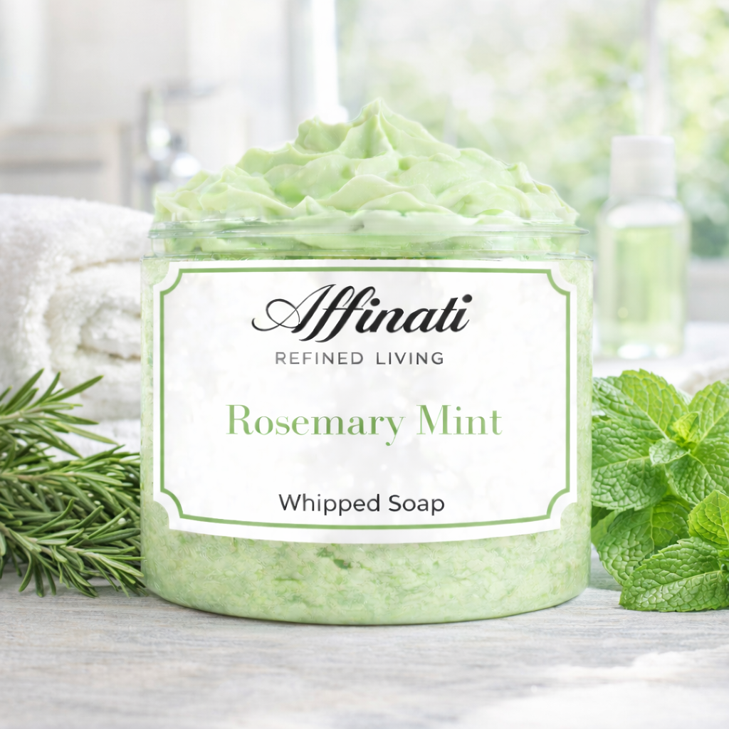 Rosemary Mint Whipped Soap - Affinati
