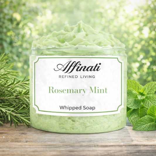 Rosemary Mint Whipped Soap - Affinati