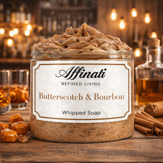Butterscotch & Bourbon Whipped Soap - Affinati