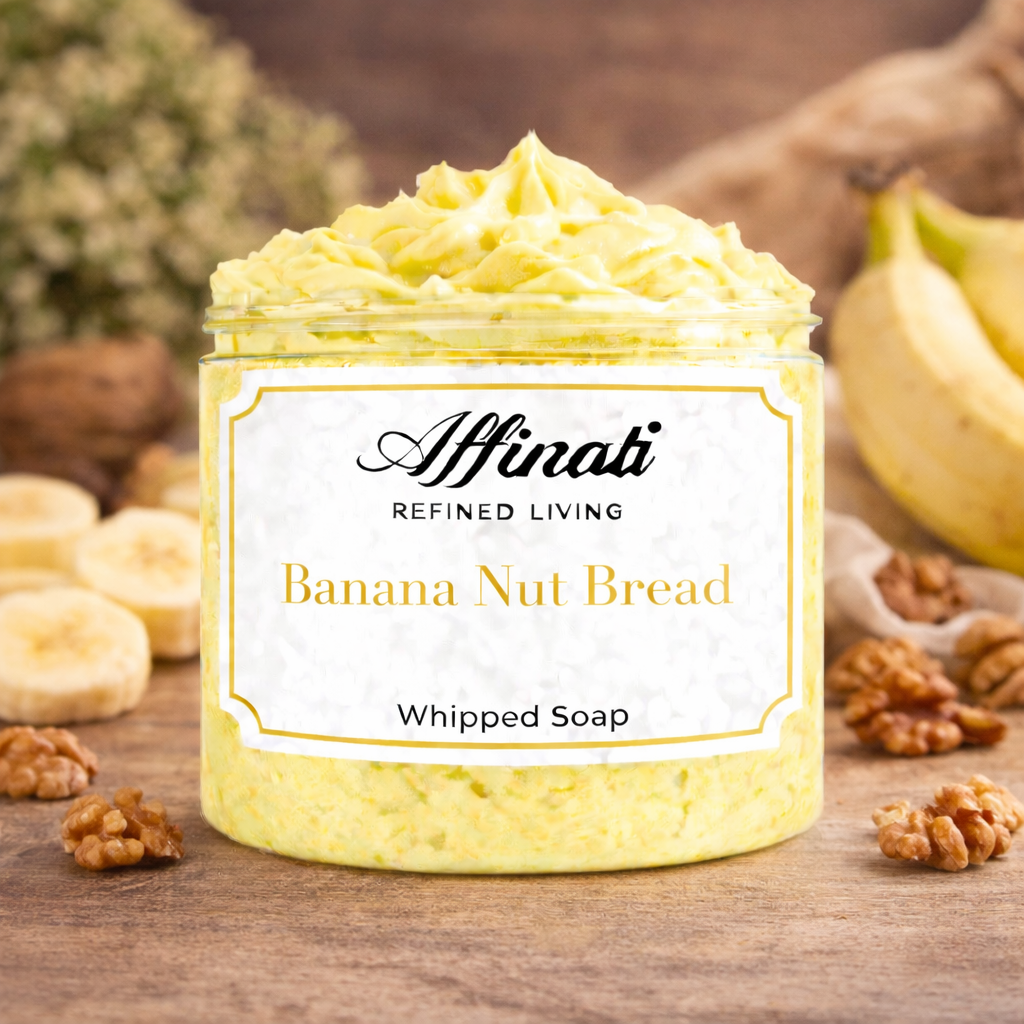 Banana Nut Bread Whipped Soap - Affinati