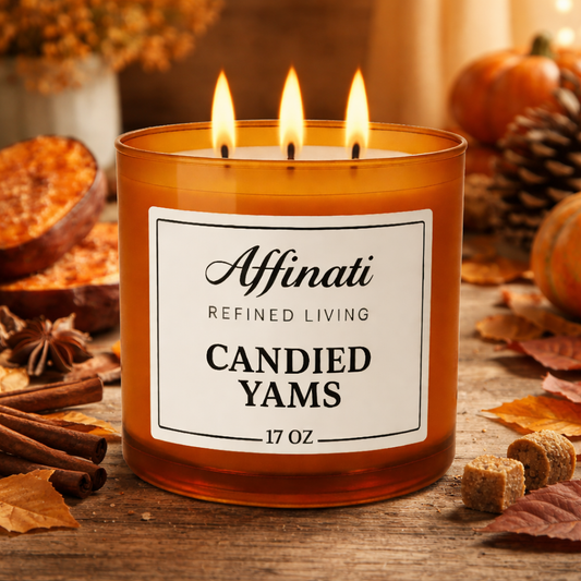 Candied Yams 3-Wick Candle - Affinati