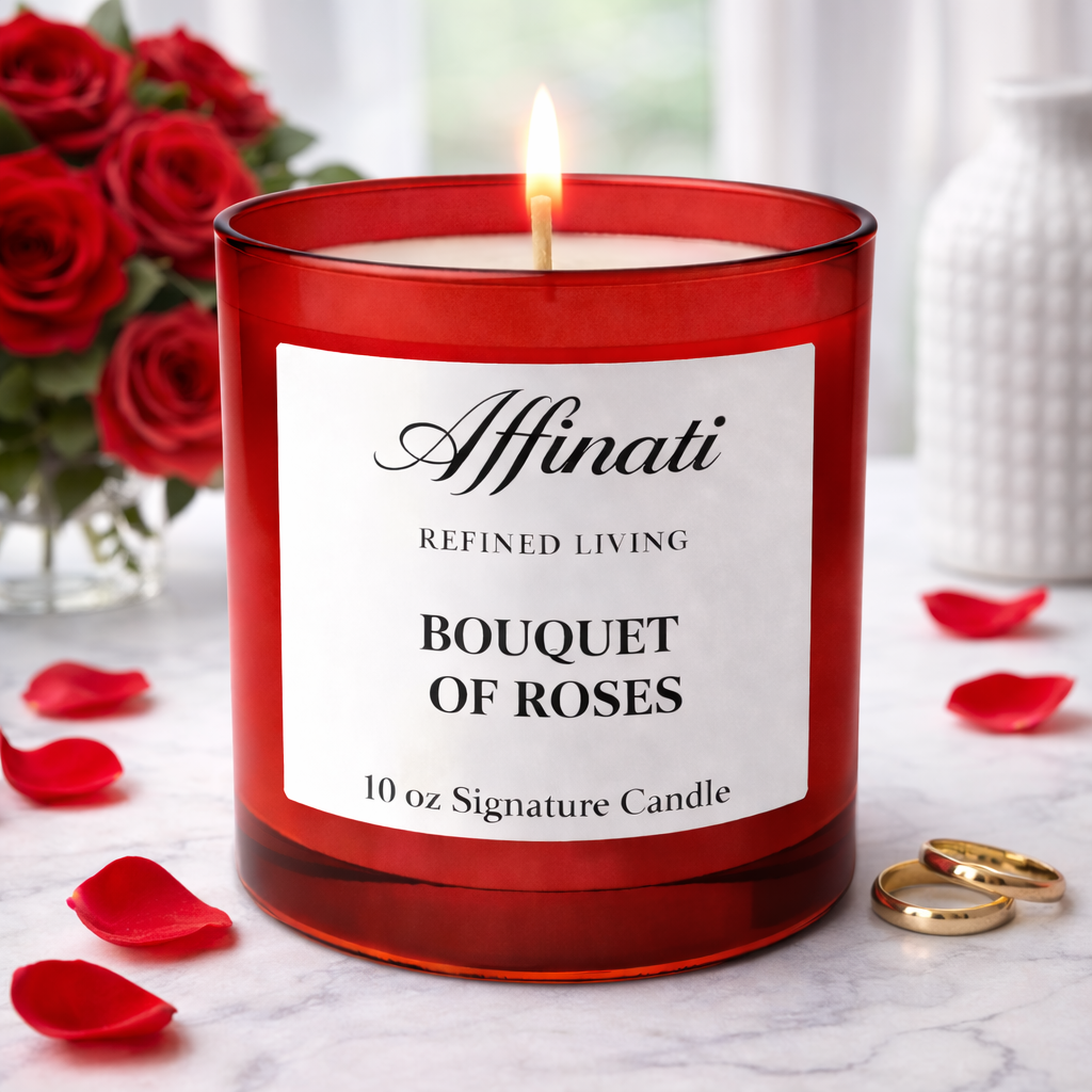 Bouquet of Roses Signature Candle - Affinati
