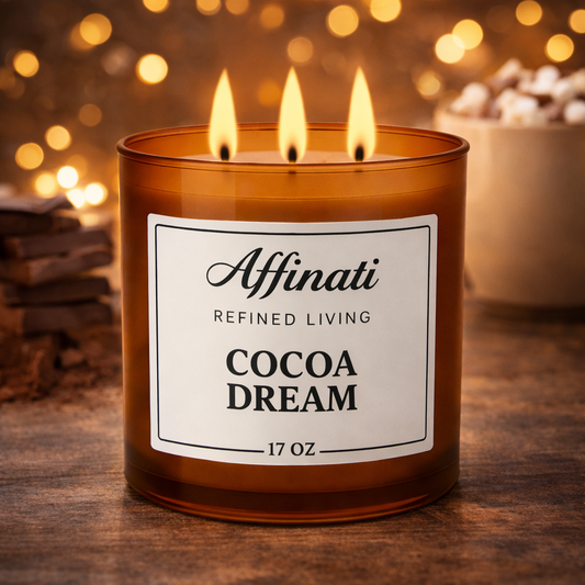 Cocoa Dream 3-Wick Candle - Affinati