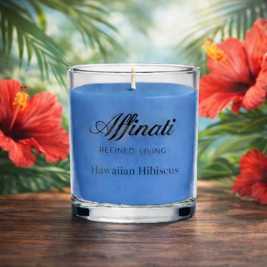 Hawaiian Hibiscus Mini Candle - Affinati