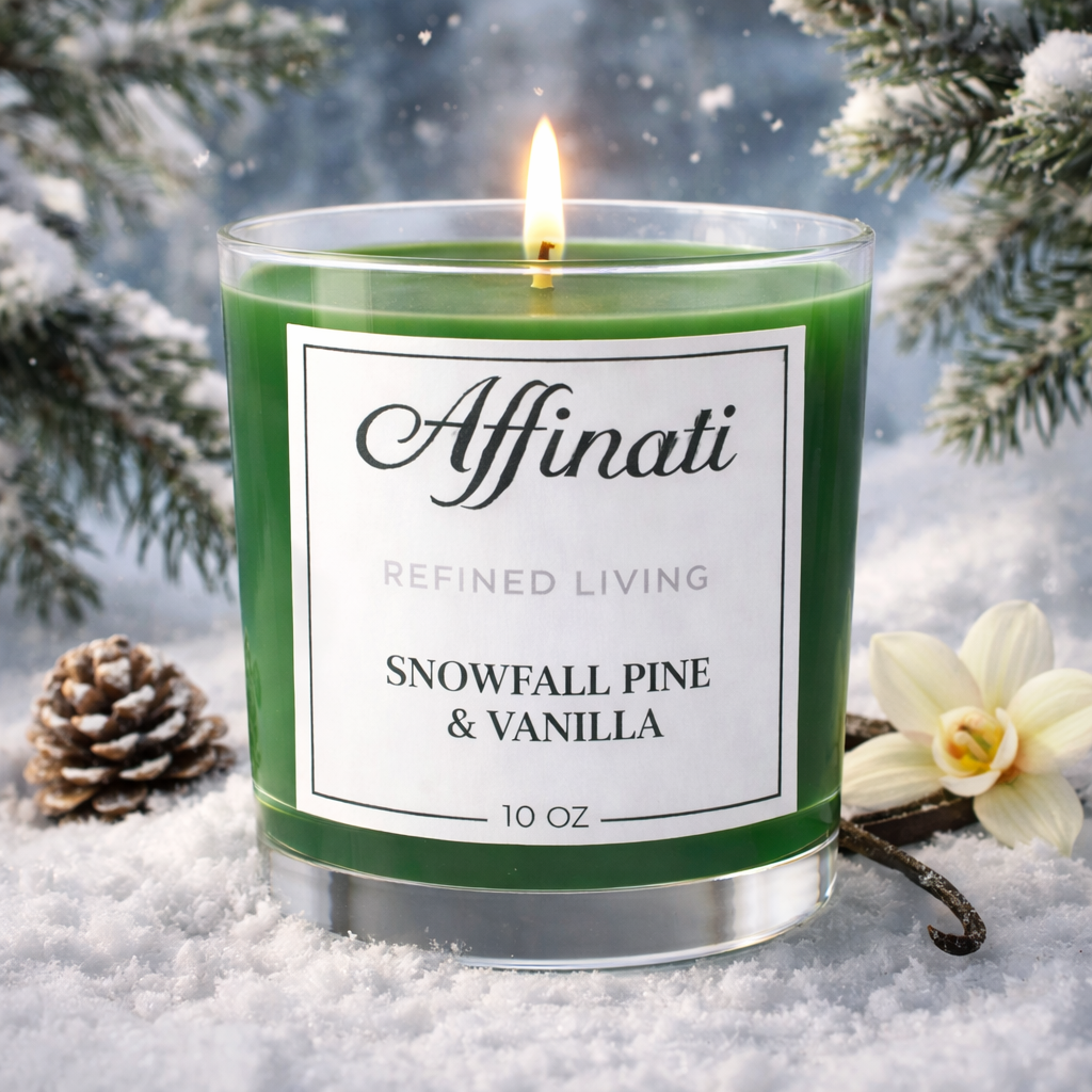 Snowfall Pine & Vanilla Original Candle - Affinati