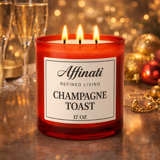 Champagne Toast 3-Wick Candle - Affinati