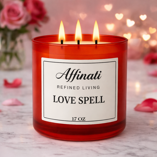 Love Spell 3-Wick Candle - Affinati