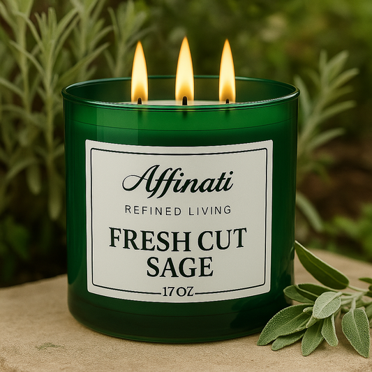 Fresh Cut Sage 3-Wick - Affinati