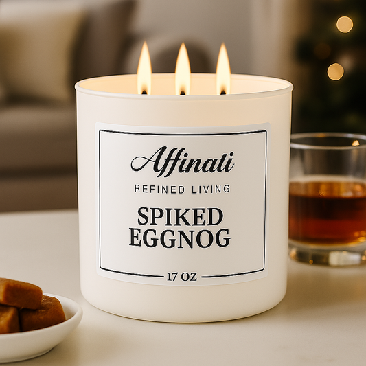 Spiked Eggnog 3-Wick Candle - Affinati