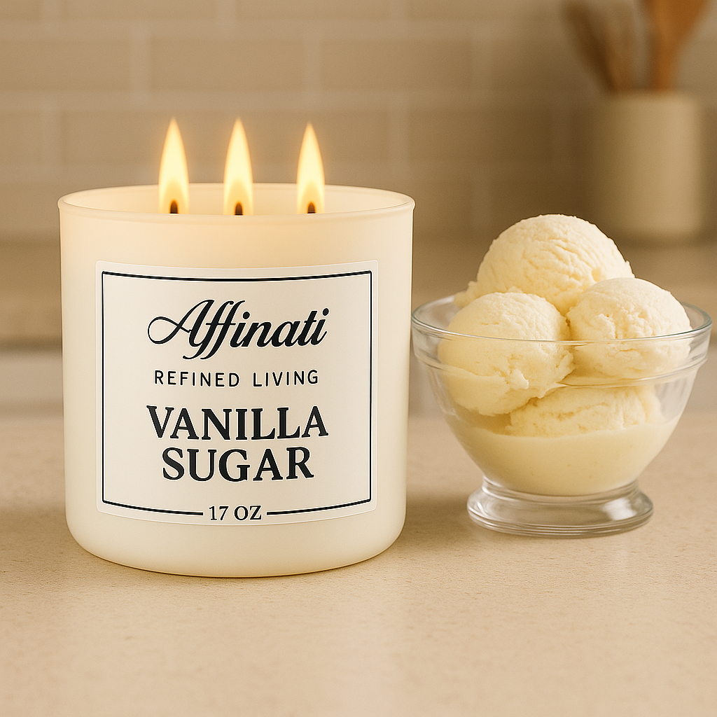 Vanilla Sugar 3-Wick Candle - Affinati