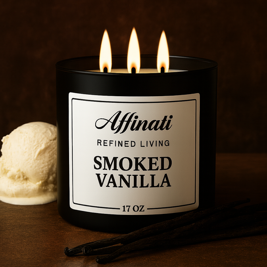 Smoked Vanilla 3-Wick Candle - Affinati