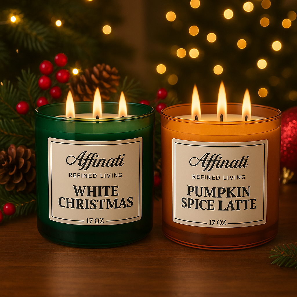 Holiday 3-Wick Candles - Affinati