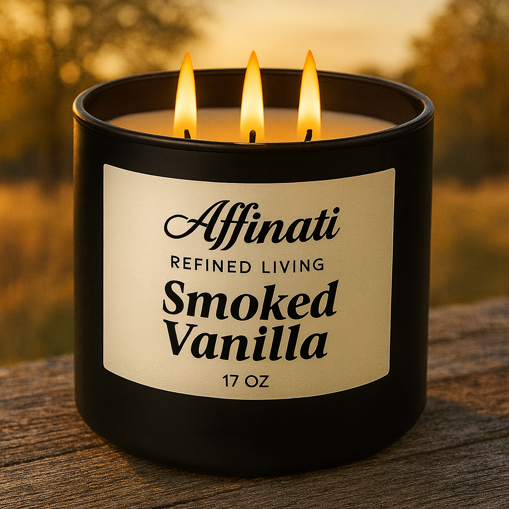 Smoked Vanilla 3-Wick Candle - Affinati
